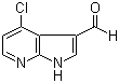 structure of CAS# 918515-16-9, 4-Chloro-3-formyl-7-azaindole