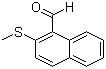 CAS 登录号：91922-60-0, 2-(甲硫基)-1-萘甲醛