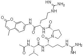 CAS # 919515-51-8, N-Acetyl-L-valyl-L-arginyl-L-prolyl-N-(4-methyl-2-oxo-2H-1-benzopyran-7-yl)-L-argininamide
