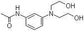 structure of CAS# 92-02-4, N-(3-Bis(2-hydroxyethylamino)phenyl)acetamide