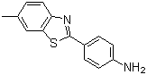 CAS # 92-36-4, 4-(6-Methyl-2-benzothiazolyl)benzeneamine, 2-(4-Aminophenyl)-6-methylbenzothiazole