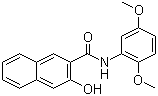 CAS # 92-73-9, N-(2,5-Dimethoxyphenyl)-3-hydroxy-2-naphthamide, Naphthol AS-BG, Acna Naphthol BG, Azoic Coupling Component 19