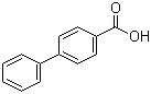 structure of CAS# 92-92-2, 4-Biphenylcarboxylic acid