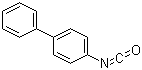 CAS # 92-95-5, 4-Phenylphenyl isocyanate, p-Diphenyl isocyanate, 4-Isocyanato-1,1'-biphenyl