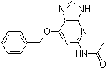 CAS # 92193-74-3, N-[6-(Phenylmethoxy)-9H-purin-2-yl]acetamide, 2-Acetamido-6-(benzyloxy)purine