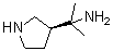 (3S)-alpha,alpha-Dimethyl-3-pyrrolidinemethanamine molecular structure (CAS 922490-77-5)