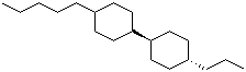 structure of CAS# 92263-41-7, (trans,trans)-4-Pentyl-4'-propyl-1,1'-bicyclohexyl