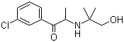 CAS 登录号：92264-81-8, 羟基安非他酮, 1-(3-氯苯基)-2-[(1-羟基-2-甲基丙-2-基)氨基]丙-1-酮