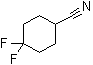 structure of CAS# 922728-21-0, 4,4-Difluorocyclohexanecarbonitrile