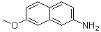 structure of CAS# 92287-46-2, 2-Amino-7-methoxynaphthalene
