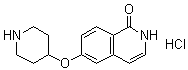 structure of CAS# 923262-96-8, 6-(4-哌啶基氧基)-1(2H)-异喹啉酮盐酸盐