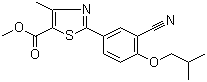 CAS # 923942-34-1, Methyl 2-[3-cyano-4-(2-methylpropoxy)phenyl]-4-methylthiazole-5-carboxylate