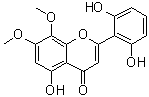 CAS # 92519-93-2, 5,2',6'-Trihydroxy-7,8-dimethoxyflavone, 2',5,6'-Trihydroxy-7,8-dimethoxyflavone, Viscidulin II