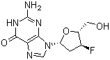 CAS # 92562-88-4, 2',3'-Dideoxy-3'-fluoroguanosine
