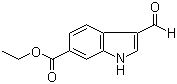 structure of CAS# 927181-97-3, 3-醛基-1H-吲哚-6-甲酸乙酯