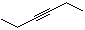 structure of CAS# 928-49-4, 3-Hexyne