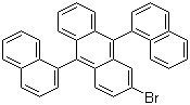 structure of CAS# 929031-39-0, 2-Bromo-9,10-di-1-naphthalenylanthracene