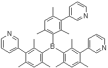 structure of CAS# 929203-02-1, 三[2,4,6-三甲基-3-(3-吡啶基)苯基]硼烷