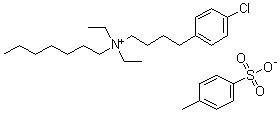 structure of CAS# 92953-10-1, 氯非铵甲苯磺酸盐