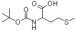 structure of CAS# 93000-03-4, N-tert-Butoxycarbonyl-DL-methionine