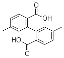 CAS # 93012-36-3, 5,5'-Dimethyl-[1,1'-biphenyl]-2,2'-dicarboxylic acid, 5,5'-���׻�-[1,1'-����]-2,2'-������