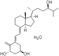 CAS 登录号：93129-94-3, 他卡西妥一水物, 他卡西醇一水物, 他骨化醇一水物