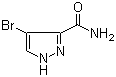 structure of CAS# 932-65-0, 4-溴-1H-吡唑-3-甲酰胺