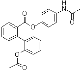 CAS 登录号：93232-37-2, 2'-(乙酰氧基)-[1,1'-联苯]-2-羧酸 4-(乙酰氨基)苯基酯