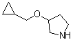 CAS # 932702-41-5, 3-(Cyclopropylmethoxy)pyrrolidine