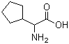 structure of CAS# 933-95-9, 环戊基甘氨酸