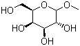 structure of CAS# 93302-26-2, 甲基 D-吡喃半乳糖苷