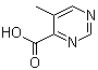 structure of CAS# 933683-35-3, 5-甲基-4-嘧啶羧酸