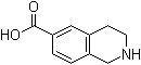 structure of CAS# 933752-32-0, 1,2,3,4-Tetrahydro-6-isoquinolinecarboxylic acid