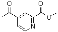 structure of CAS# 934016-09-8, 4-乙酰基吡啶-2-羧酸甲酯