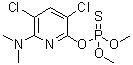 CAS 登录号：934199-04-9, 硫代磷酸 O-[3,5-二氯-6-(二甲基氨基)-2-吡啶基] O,O-二甲基酯