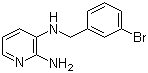 structure of CAS# 934537-52-7, 2-氨基-3-(3-溴苄基氨基)吡啶