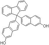 structure of CAS# 934557-66-1, 9,9-Bis(6-羟基-2-萘基)芴