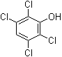 structure of CAS# 935-95-5, 2,3,5,6-Tetrachlorophenol