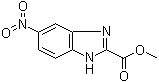 structure of CAS# 93521-65-4, 5-硝基-1H-苯并咪唑-2-羧酸甲酯