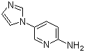 structure of CAS# 935547-73-2, 5-(1H-咪唑-1-基)-2-氨基吡啶