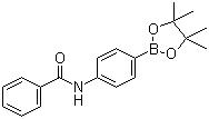 structure of CAS# 935660-75-6, 4-(苯甲酰氨基)苯硼酸频哪醇酯