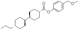 CAS 登录号：93601-63-9, (反式,反式)-4'-丙基-[1,1'-联环己烷]-4-羧酸 4-(甲氧基甲基)苯基酯