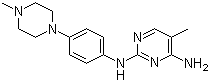 CAS 登录号：936092-52-3, 5-甲基-N-[4-(4-甲基哌嗪-1-基)苯基]嘧啶-2,4-二胺