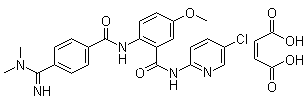 structure of CAS# 936539-80-9, 贝曲西班马来酸盐