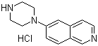 structure of CAS# 936643-77-5, 6-(1-哌嗪基)异喹啉盐酸盐