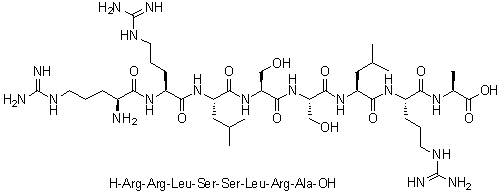 CAS # 93674-74-9, L-Arginyl-L-arginyl-L-leucyl-L-seryl-L-seryl-L-leucyl-L-arginyl-L-alanine