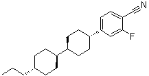CAS # 93743-04-5, 2-Fluoro-4-[(trans,trans)-4'-propyl[1,1'-bicyclohexyl]-4-yl]benzonitrile