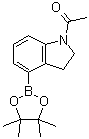 structure of CAS# 937591-97-4, 1-乙酰基吲哚啉-4-硼酸频哪醇酯