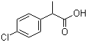 structure of CAS# 938-95-4, 2-(4-氯苯基)丙酸