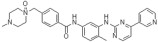 structure of CAS# 938082-57-6, 4-[(4-Methyl-1-oxido-1-piperazinyl)methyl]-N-[4-methyl-3-[[4-(3-pyridinyl)-2-pyrimidinyl]amino]phenyl]benzamide